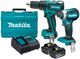 Набір з двох акумуляторних шурупокрутів Makita DLX2142S (88381847674) - зображення 1