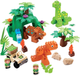 Конструктор Ecoiffier Abrick Dinoland With Figures And Vehicle 87 деталей (3280250029953) - зображення 1