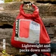 Надувной двойной коврик Klymit Insulated Double V (цвет Orange) - изображение 5