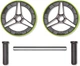 Ролик для пресса Adidas Performance Ab Wheel (ADAC-11407) Унисекс OFSM Черно-салатовый (885652025553) - изображение 2