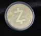 Сувенирная монета Zcash (зеткеш) в пластиковой прозрачной коробке/чехле Золото - изображение 6