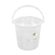 Відро господарське Asude Plastik 15л, прозорий (ASD104) - зображення 1