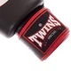 Перчатки боксерские кожаные TWINS VELCRO BGVL13 (размер 14oz, Черный-красный) - изображение 3