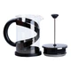 Френч-пресс чайник стеклянный Haus Roland 800 мл черный TS Kitchen HP33540B - изображение 3