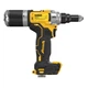 Заклепочник DeWALT 18 В XR Li-Ion, 20 kN, d.закл.=4.8-6.4 мм (без АКБ и ЗУ) (DCF414NT) - изображение 10