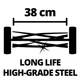 Газонокосилка Einhell GE-HM 18/38 Li-Solo, 18В, PXC, 38 см, 45 л, 14-38 мм, 10.5 кг (без АКБ и ЗУ) (3414200) - изображение 6