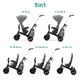 Детский велосипед Kinderkraft Easytwist Platinum Grey (KKRETWIGRY0000) (5902533914487) - изображение 5