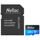 Карта пам'яті Netac microSD 128GB C10 UHS-I R80MB/s + SD - зображення 4