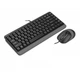 Комплект (клавиатура, мышь) A4Tech Fstyler F1110 Grey USB - изображение 3