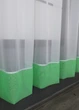 Кухонная занавеска VR-Textil № 047к белый с мятным 280х170 см (52-0865) - изображение 5