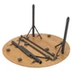 Стол Bo-Camp Poundbury Round 90x90 cm Brown (1404656) - изображение 6