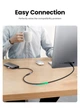 Кабель UGREEN US353 USB-C 3.1 Male to USB-C Female 100W 10Gbps Gen2 5A 4K@60Hz 1m Black (10387) - изображение 2