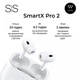 Бездротові Bluetooth-навушники SmartX Pro 2 Luxury вакуумні, білі - зображення 2