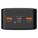УМБ 30000mAh 20W Baseus PowerBank з швидкою зарядкою Bipow Digital Display Портативний акумулятор зовнішній акумулятор |2USB / 1Type-C, 20W, 3A| Black - зображення 5