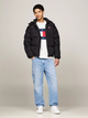 Пуховик зимовий короткий чоловічий Tommy Hilfiger DM0DM19537-BDS M Чорний (8720636576299) - зображення 3