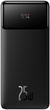 Powerbank Baseus Bipow Digital Display Fast charge Power bank 20000 mAh 25W Black (PPBD020301) - obraz 1