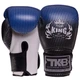 Рукавички боксерські шкіряні TOP KING Super Star TKBGSS-01 (розмір 8 oz, Чорний-синій) - зображення 1