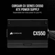 Блок живлення Corsair 550W CX550 (CP-9020277-EU) - зображення 3
