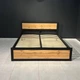 Кровать в спальню MebliRoMax Loft 180х200 Дуб Тахо /Черный (000083199) - изображение 2