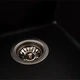 Мойка для кухни PLATINUM гранит 9950 PANDORA 990x500мм угловая врезная без сифона на полторы чаши черная PLS-A40866 - изображение 5