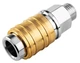 Муфта Neo Tools швидкознімна до компресора, 1/4', 16бар, нержавіюча сталь, латунь (12-635) - зображення 3