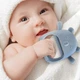 Дитячий силіконовий прорізувач на ручку TEDDY іграшка - гризунок з тримачем у формі ведмедика, блакитний (86854835) - зображення 2