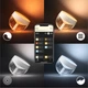 Настільна лампа Philips Hue Iris, Color, BT, DIM, рожева (929002376301) - зображення 5