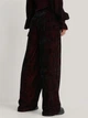 Брюки женские NA-KD 1018-006679-0212 36 Бордовые (7325943089633) - изображение 2