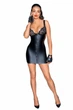 Сукня під латекс Noir Handmade F254 Powerwetlook mini-dress Чорне L - зображення 3