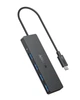 Anker USB C Hub, 4-портовый адаптер USB 3.0, ультратонкий 5 Гбит/с OTG, 20 см кабель, для MacBook, Mac Pro, Mac mini, iMac, Surface Pro, XPS, ПК, флэш-накопитель - изображение 1