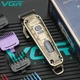 Профессиональная беспроводная машинка для стрижки волос VGR V-005 триммер для бороды и усов с дисплеем и сменными насадками 1,5-19 мм - изображение 3