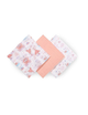 Пелюшки муслинові бавовняні (70х70 см) 3 шт. (Рожевий) "BabyOno" 348/11 5901435415771 - зображення 2