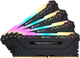 Оперативна пам'ять Corsair DDR4-3600 65536MB PC4-28800 (Kit of 4x16384) Vengeance RGB Pro Black (CMW64GX4M4D3600C18) - зображення 1