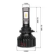 Светодиодные лампы HВ4 для авто Carlamp Smart Vision Led автолампы 8000 Lm 4000 K (SM9006Y) - изображение 7