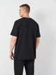 Футболка хлопковая длинная мужская ROZA 220501 5XL Черная (4824005690266) - изображение 2
