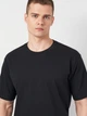 Футболка хлопковая длинная мужская ROZA 220501 5XL Черная (4824005690266) - изображение 4