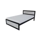 Кровать полуторная MebliRoMax Loft 120х200 Индастриал /Черный (000083197) - изображение 1