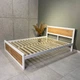 Ліжко двоспальне MebliRoMax Loft 140х200 Дуб Тахо /Білий (000083198) - зображення 2