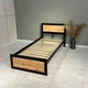 Кровать односпальная MebliRoMax Loft 90х200 Дуб Тахо/Черный (000082914) - изображение 3