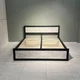 Кровать двуспальная с ламелями MebliRoMax Loft 160х200 Индастриал /Черный (000082915) - изображение 2