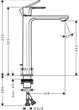 Смеситель для раковины HANSGROHE Rebris S CoolStart EcoSmart 72590670 - изображение 18
