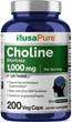 Холин битартрат премиум-класса NusaPure Choline Bitartrate 1000 mg 200 капсул - изображение 1