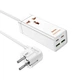 Сетевой удлинитель Hoco AC10A 2Type-C / 2USB / 1Socket QC3.0 PD65W 1.5m, White - изображение 5