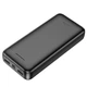 УМБ портативний зарядний пристрій швидкого заряджання Power Bank Hoco J111A 20000 mAh повербанк чорний - зображення 2