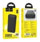 УМБ портативний зарядний пристрій швидкого заряджання Power Bank Hoco J111A 20000 mAh повербанк чорний - зображення 5