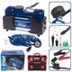 Автомобільний компресор двопоршневий Vitol / 12v / 360вт / 90л / 10атм / 25А / з дефлятором / K-72 - зображення 1