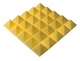 Акустическая панель пирамида 30 мм 45х45 см Pyramid Gain Yellow - изображение 2