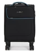 Чемодан мини XS тканевый Snowball 22204 46×33×18см 28+7см Черный - изображение 3