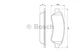 Гальмівні колодки дискові Bosch (0986494110) - зображення 1