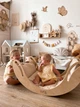 Матрасик для кроватки-качалки Luna Toys БЕЖЕВЫЙ - изображение 3